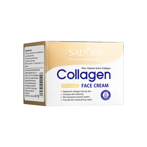 Natural collagen anti aging face cream