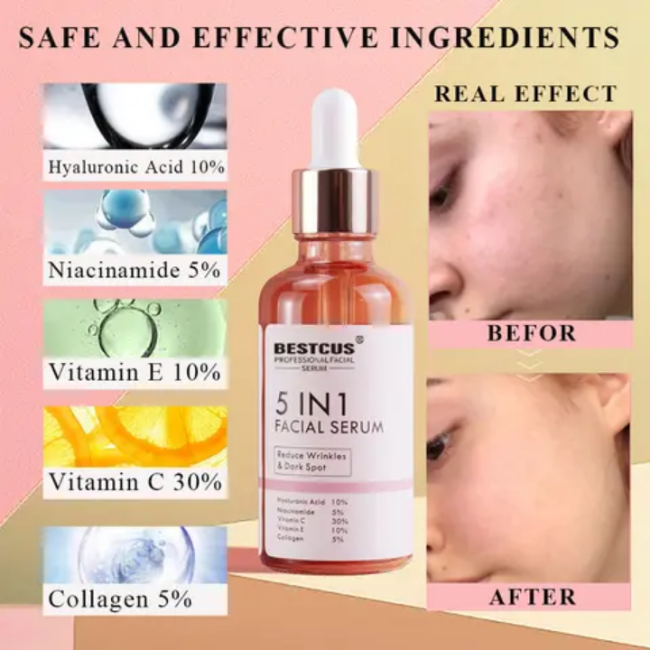 5 in 1 facial serum