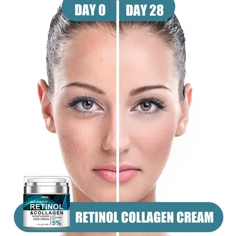 RETINOL AND COLLAGEN CREAM MOISTURIZER.