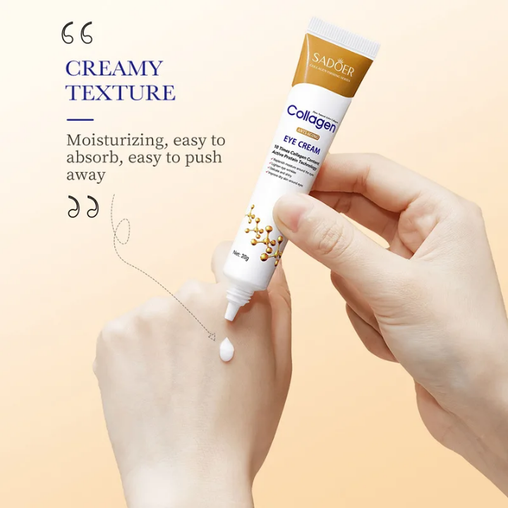 Collagen Anti aging eye cream.
