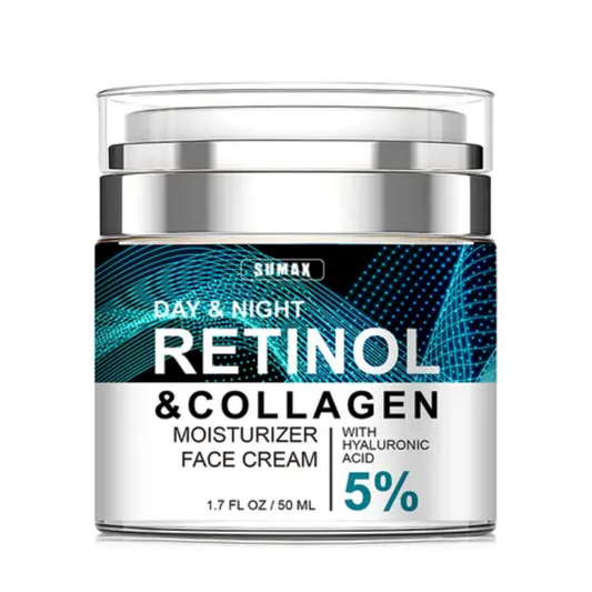 RETINOL AND COLLAGEN CREAM MOISTURIZER.